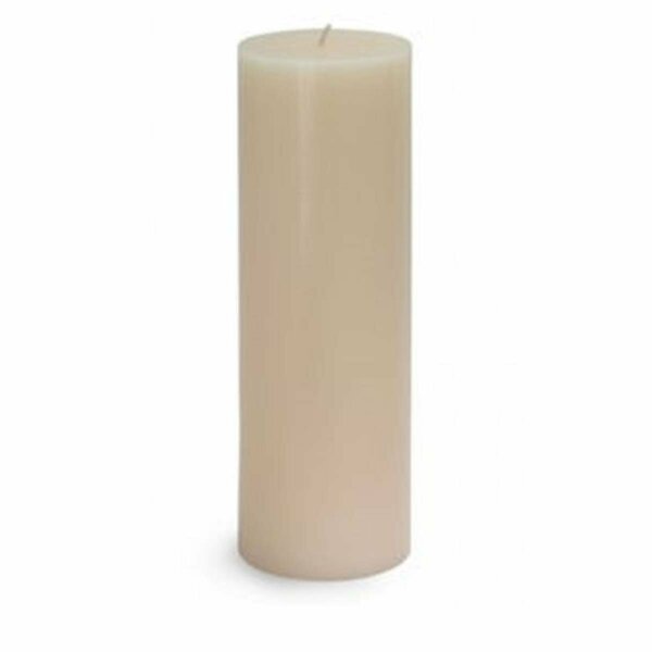 Zest Candle CPZ-094-12 3 x 9 in. Ivory Pillar Candles, 12PK CPZ-094_12